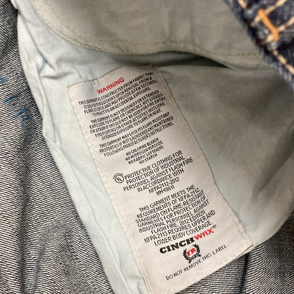 Cinch Flame Resistant, size 44/32 - Picture 10 of 10